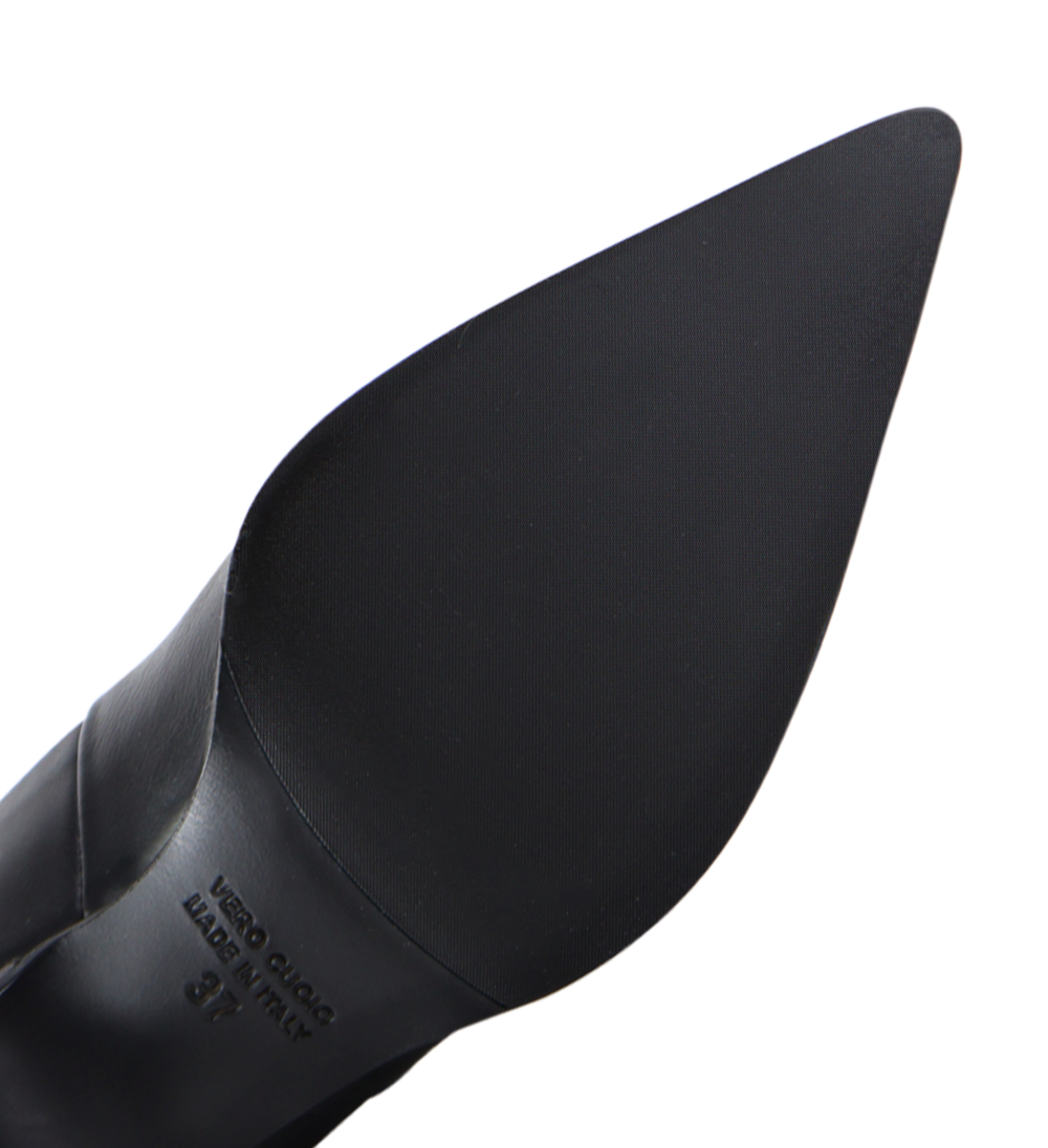 Yaz 50 støvler, sort læder