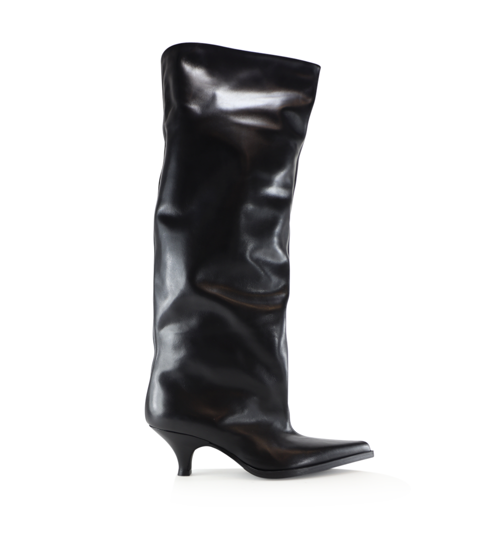 Yolanda 60 boots, black leather