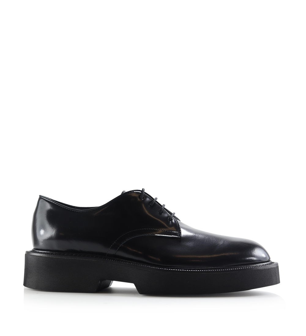 Arina lace-up shoes, black patent 