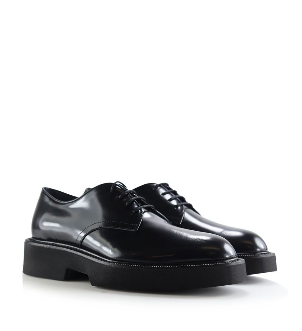 Arina lace-up shoes, black patent 