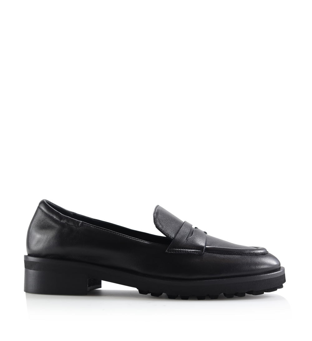 Asta loafers, black leather