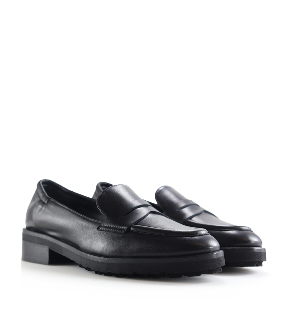 Asta loafers, black leather