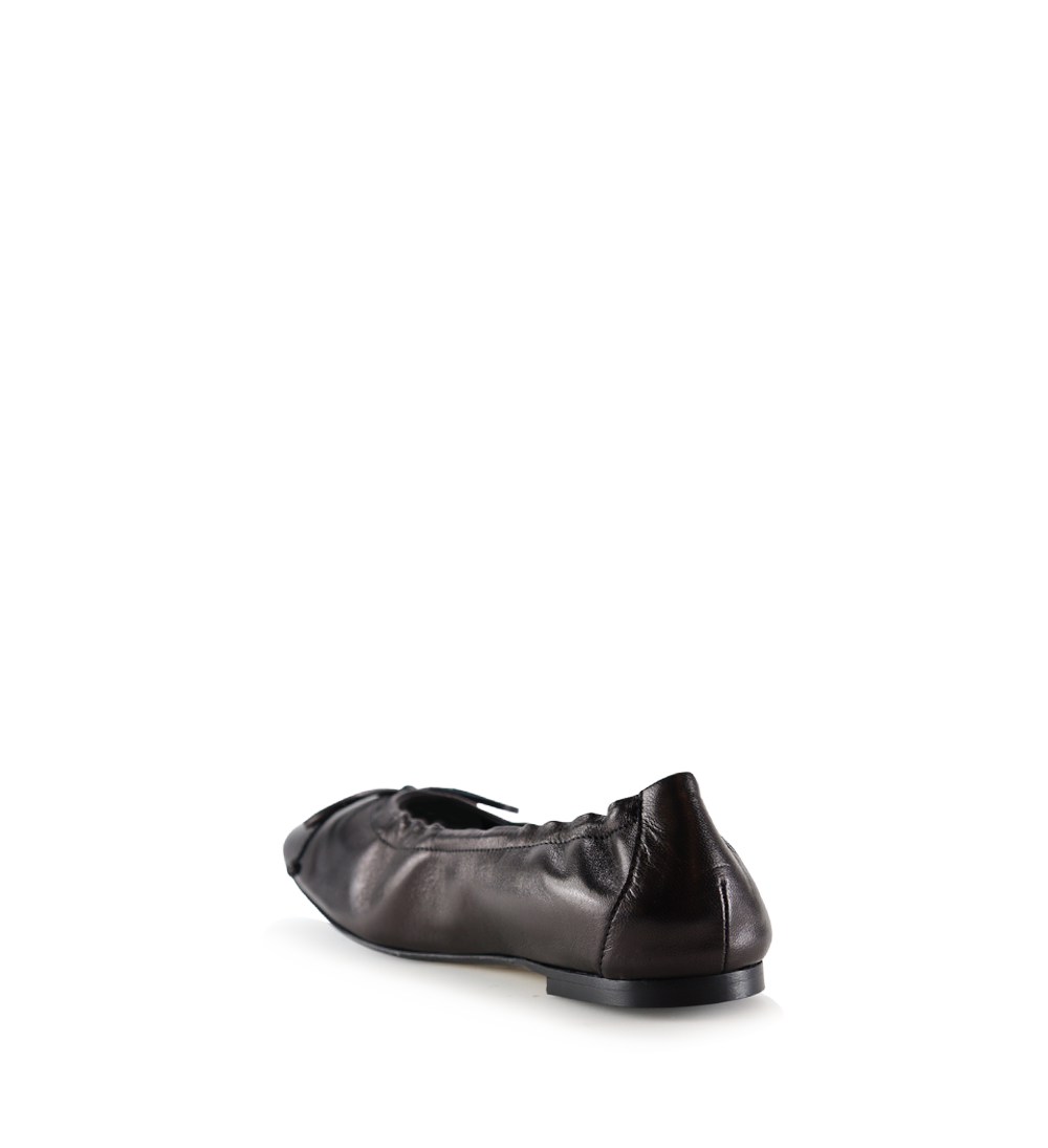 Brigitte ballerinas, black leather