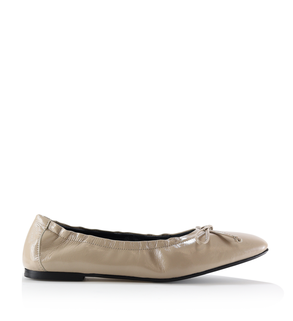 Brigitte ballerinas, nude patent