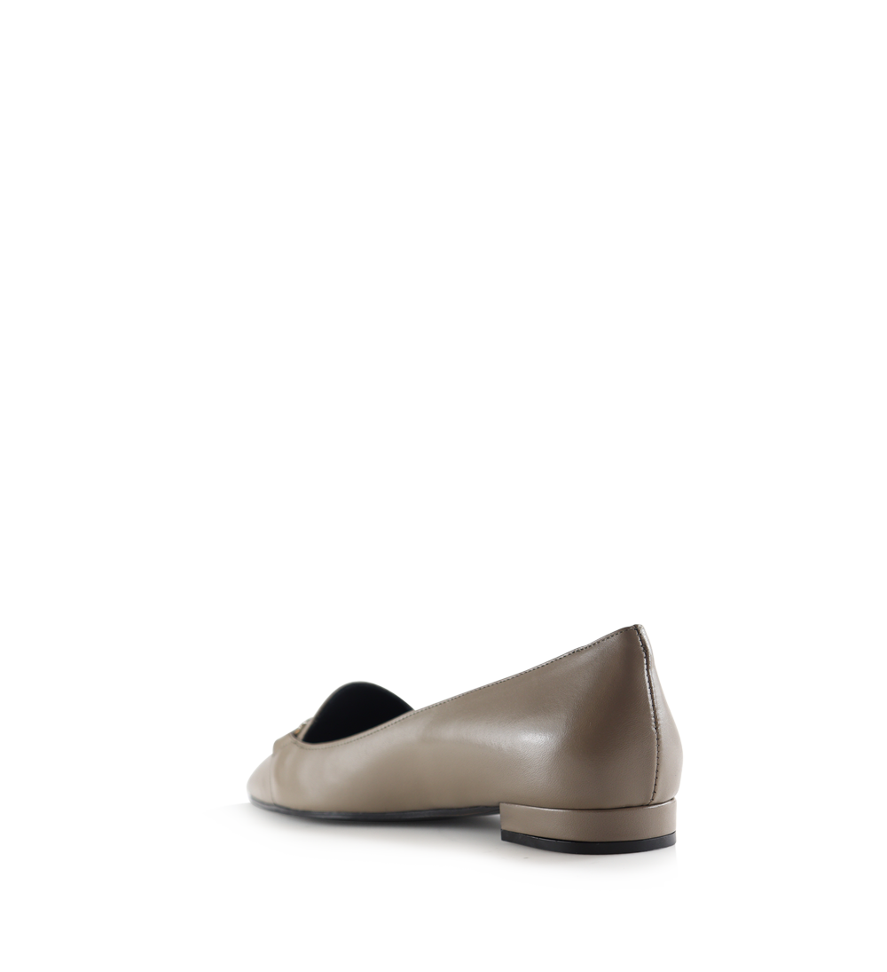 Giselle ballerinas, gray leather