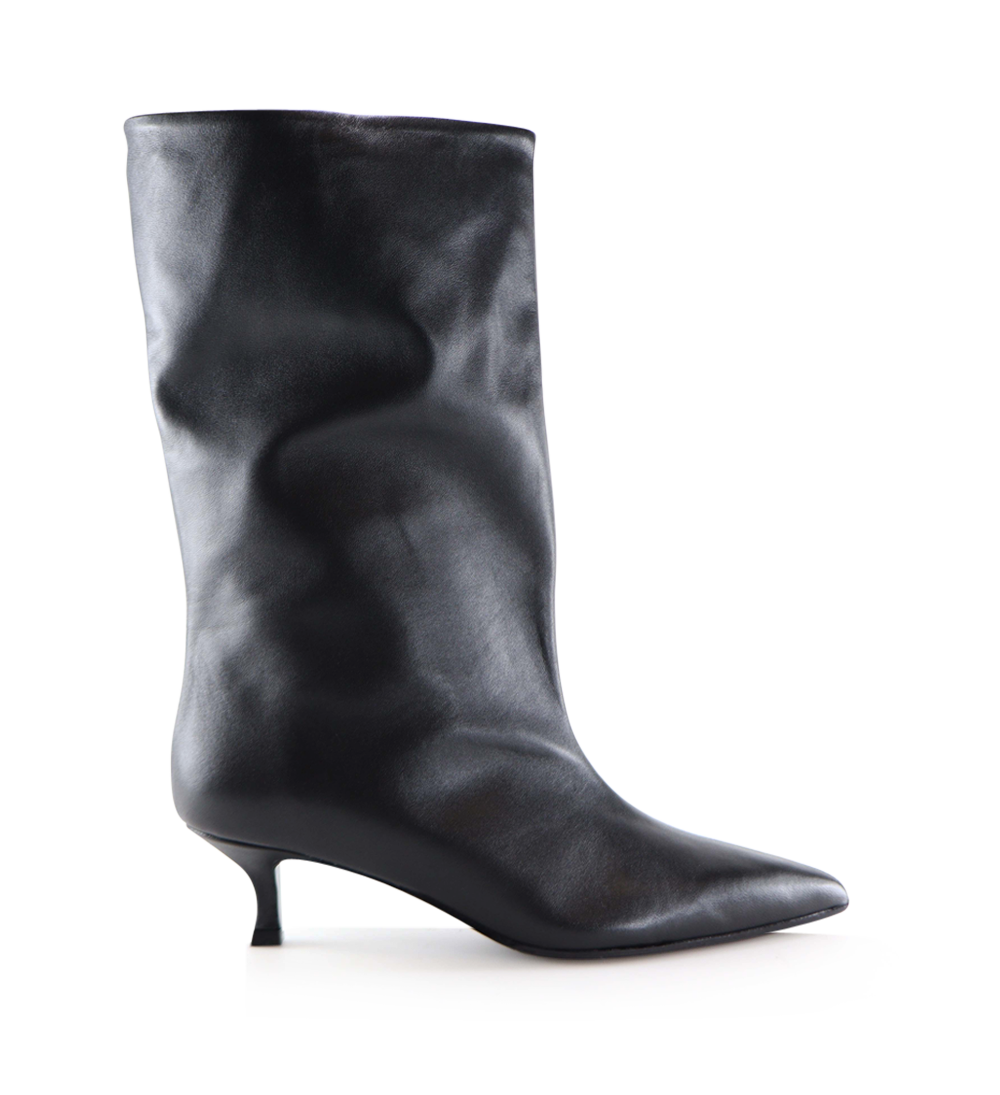Greer boots, black leather