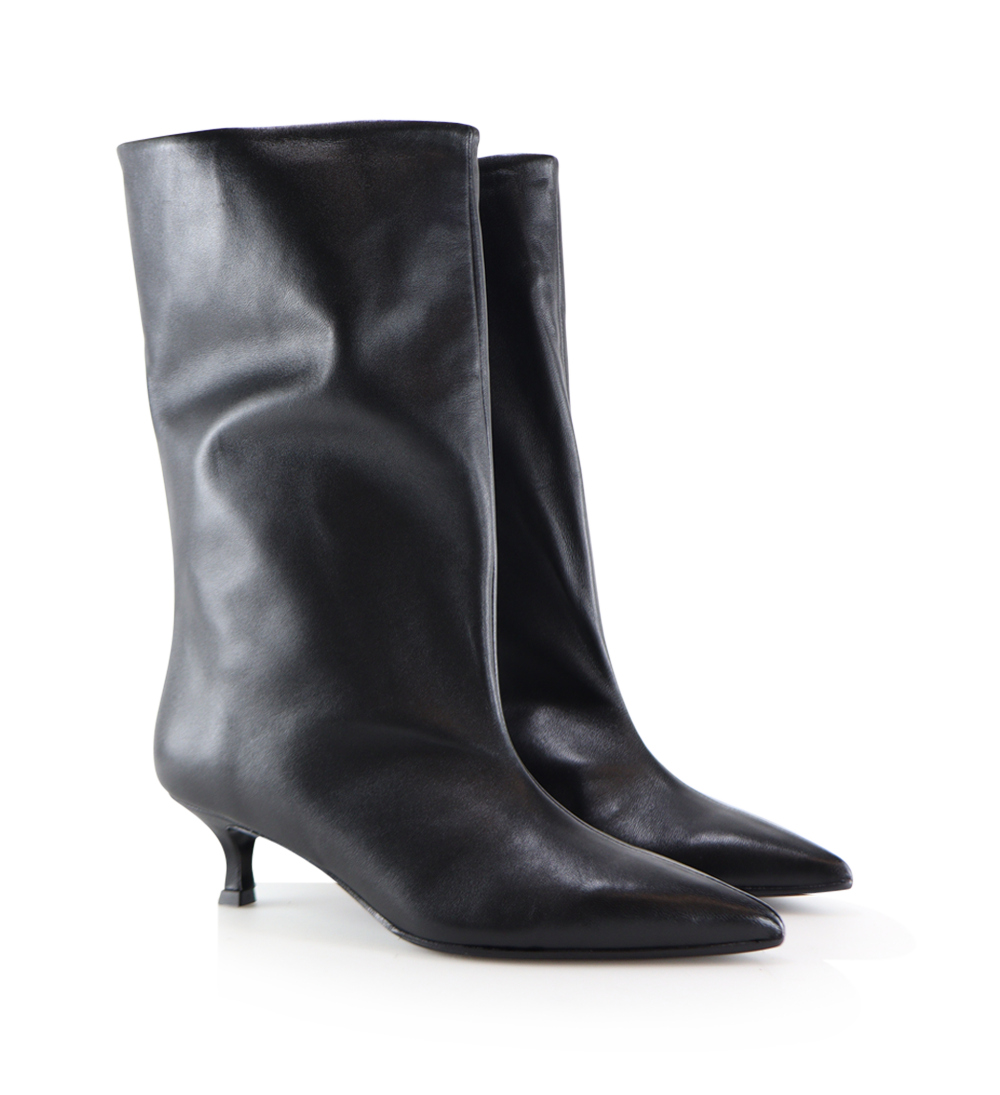 Greer boots, black leather