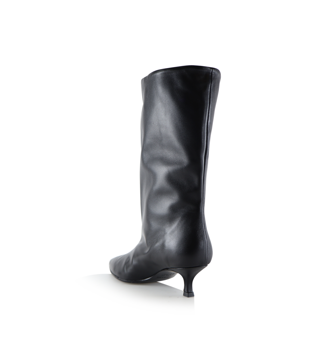 Greer boots, black leather