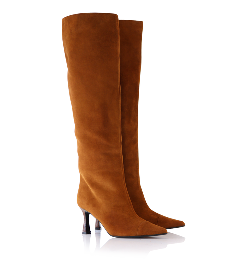 ANGIE, Cognac Suede