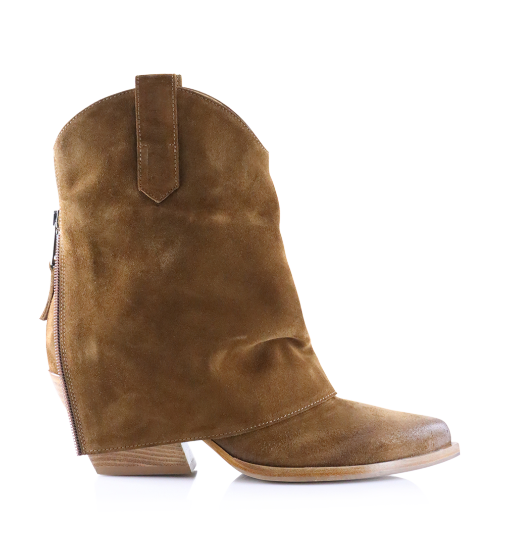 Zorro boots, light brown suede