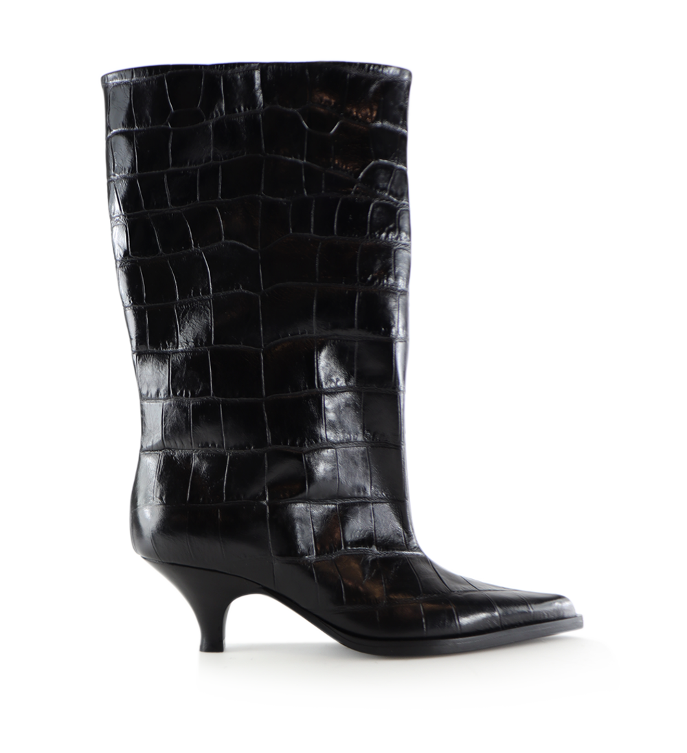 Yovanna boots, black crocodile