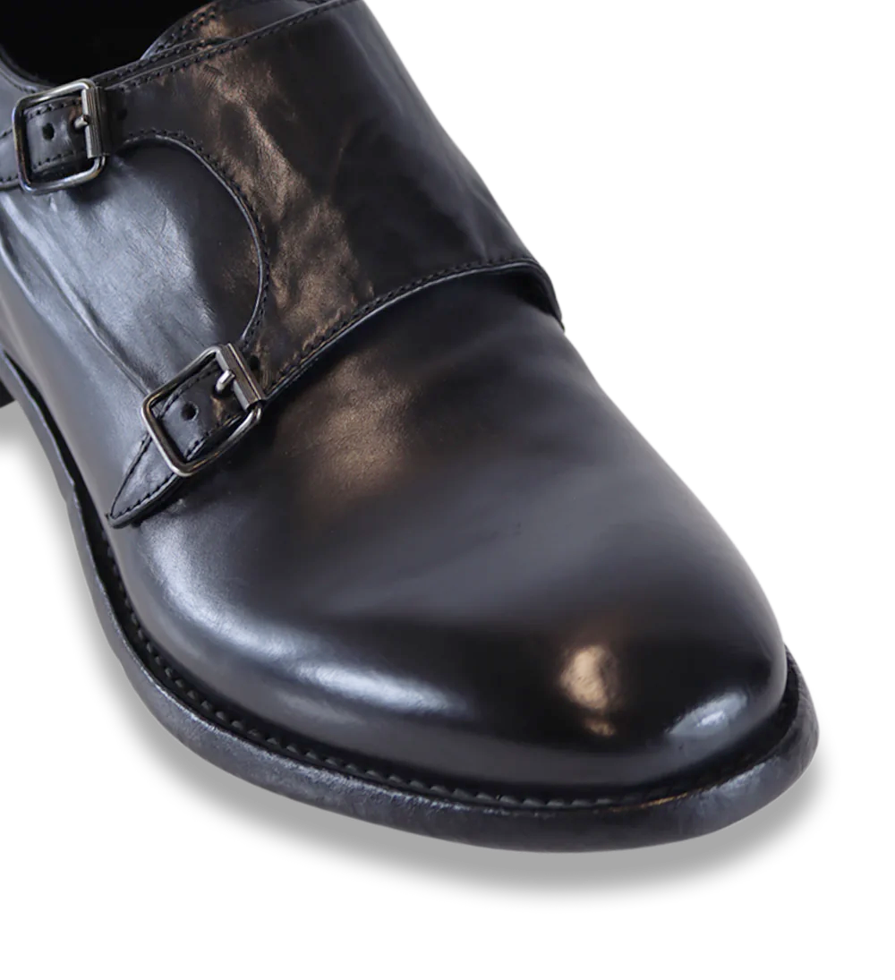 Enzo oxford sko, sort læder