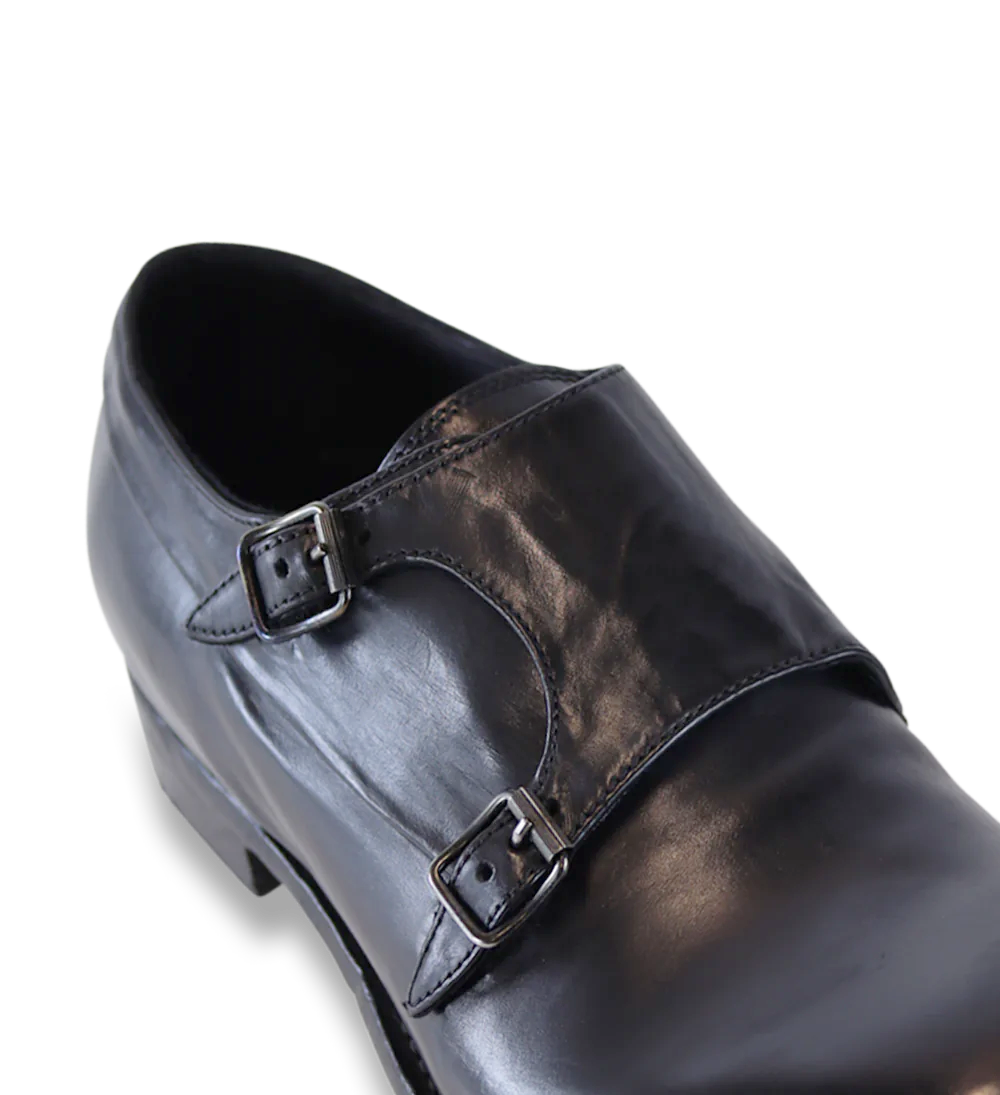 Enzo oxford shoes, black leather