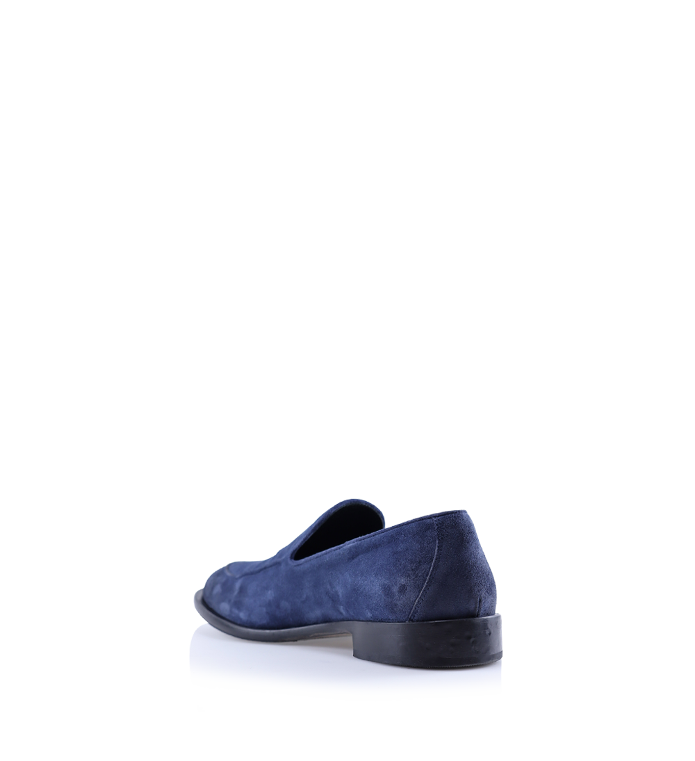Vittorio loafers, blue suede