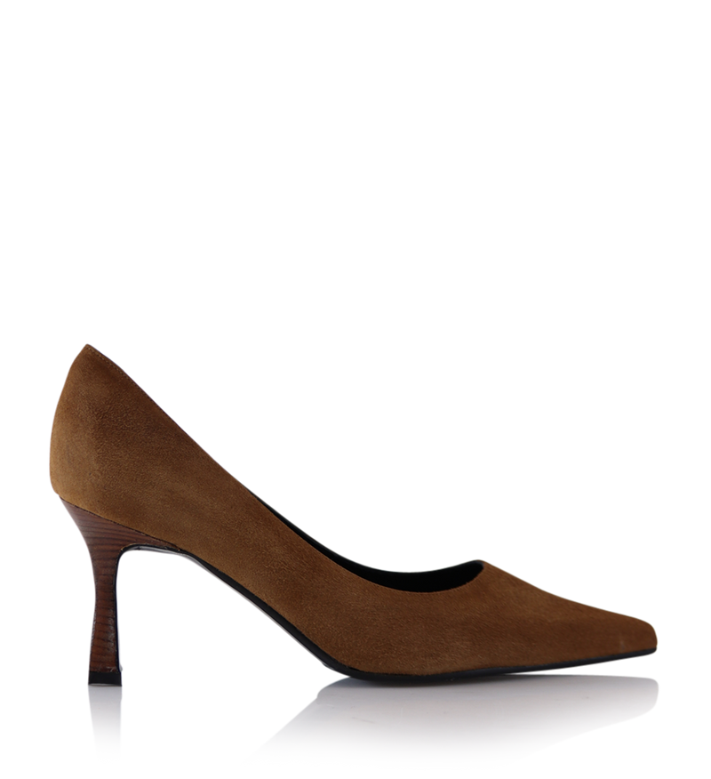 EMILY, Cognac Suede