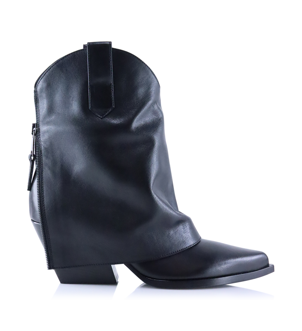 Zorro boots, black leather