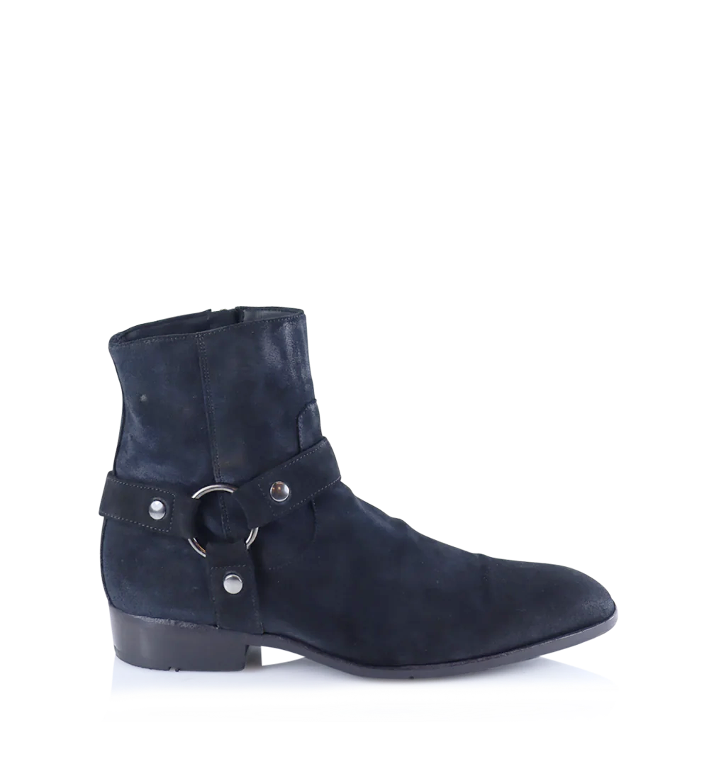 Lenny boots, black suede
