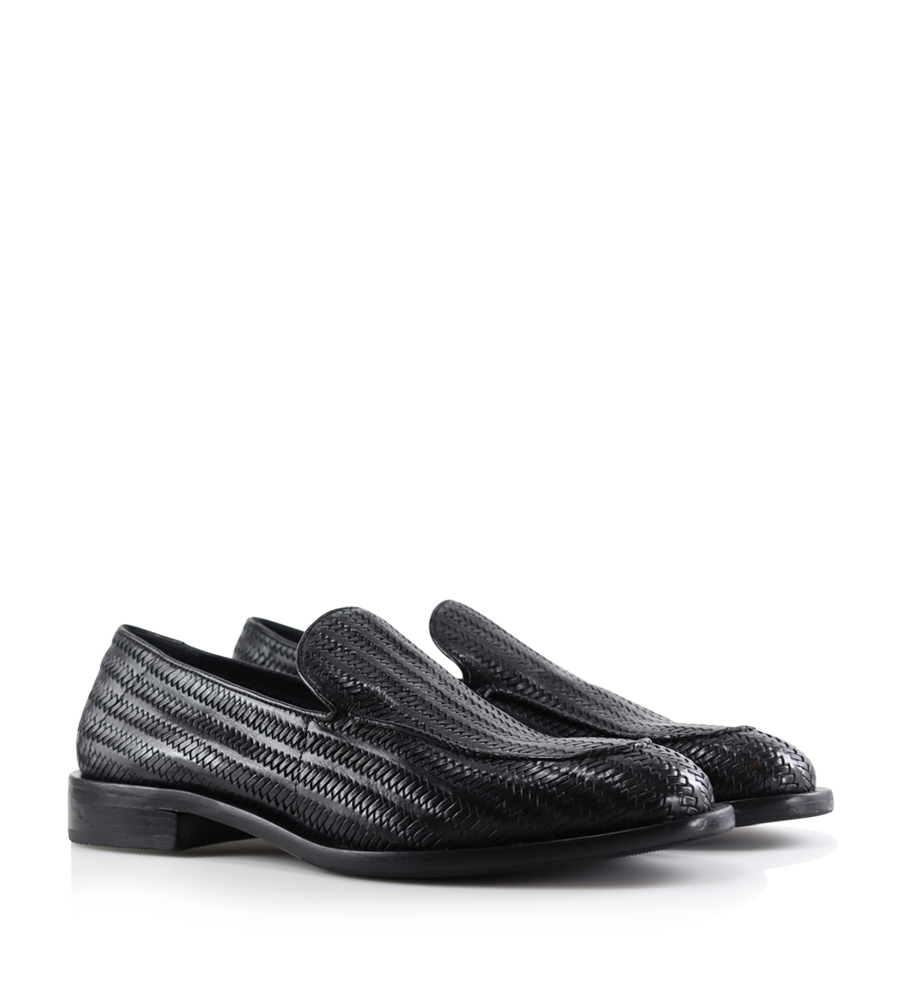 Vittorio loafers, black leather