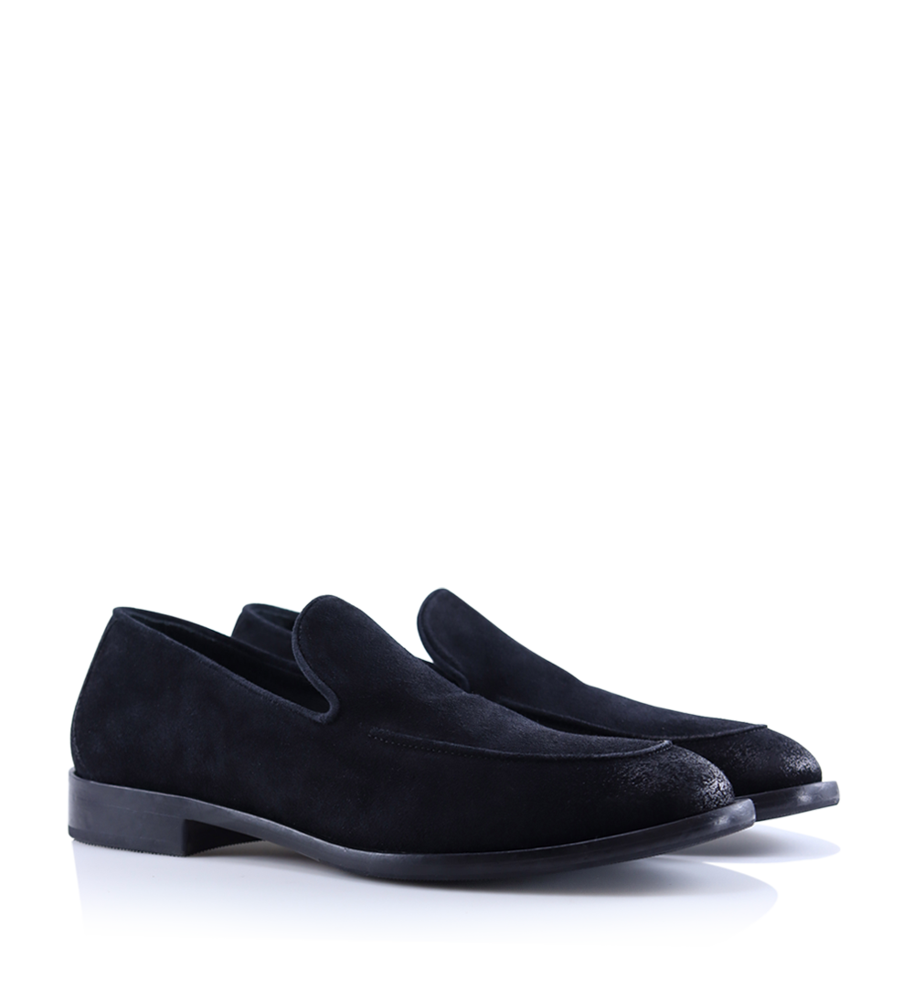 Vittorio loafers, black suede