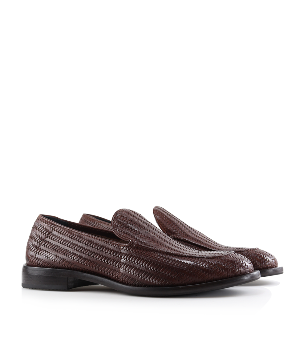 Vittorio loafers, brown leather