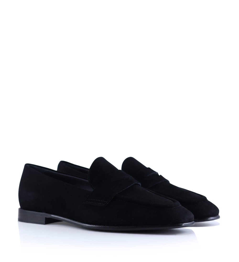 Bless loafers, black suede