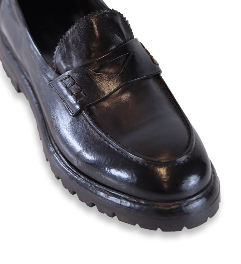 MARTINO, Dark Brown Leather