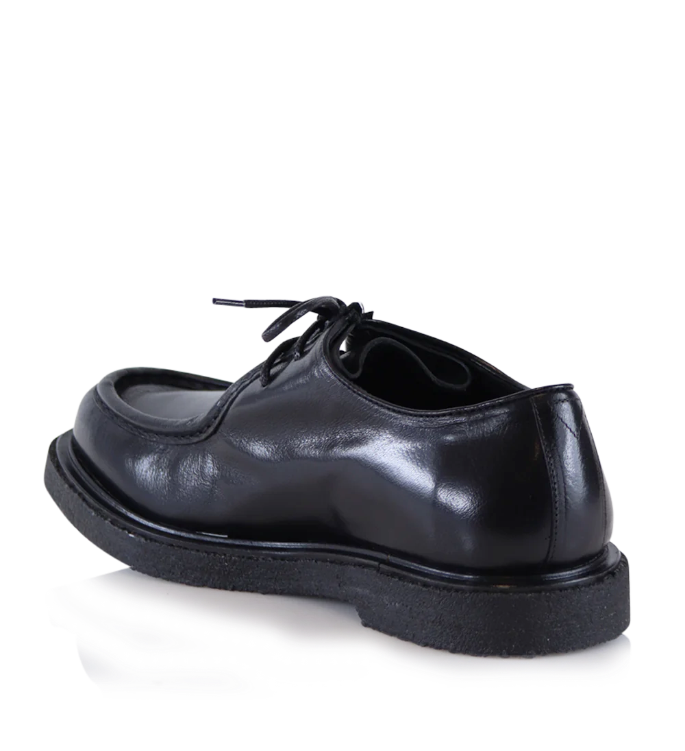 Remo lace-up shoes, black leather
