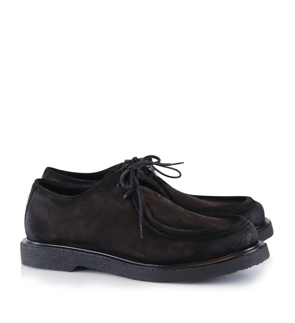 Remo lace-up shoes, brown suede