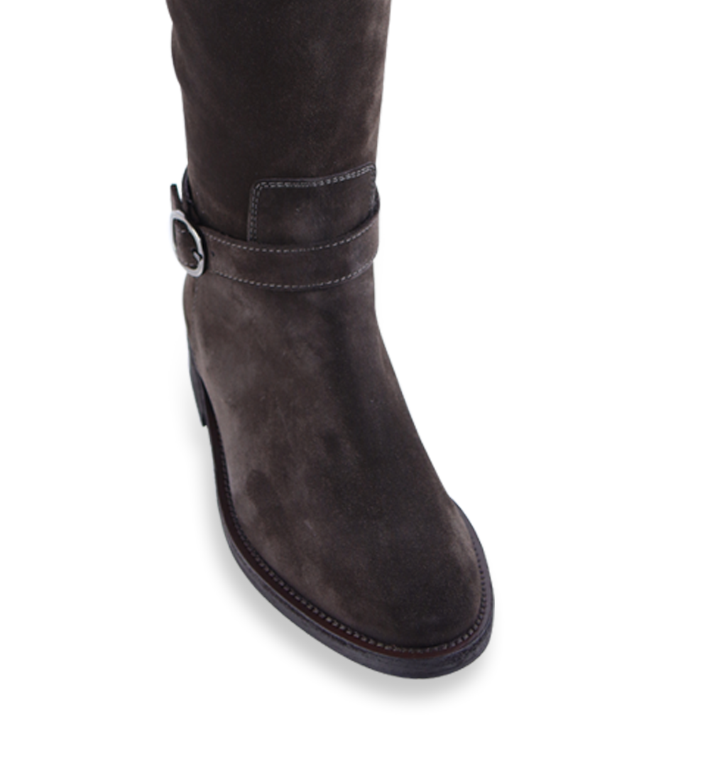 Isolde, Brown Suede, Boots