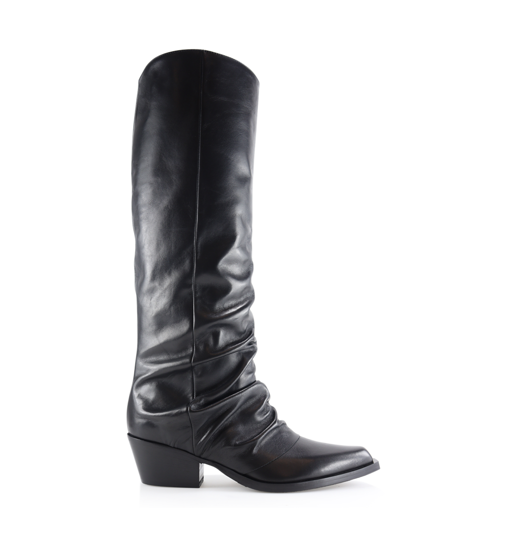 Lorenza boots, black leather