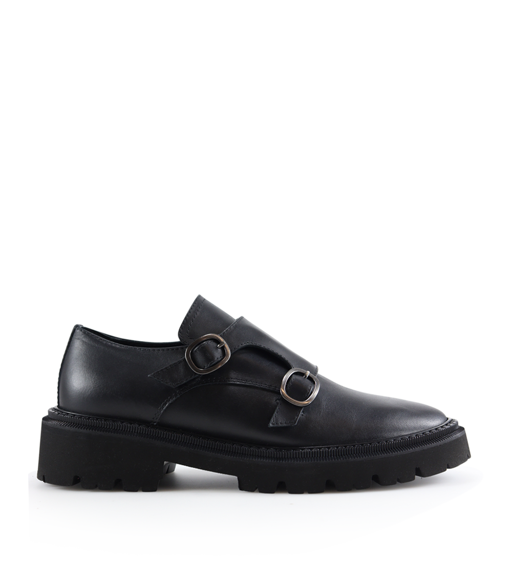 Tanya loafers, black leather