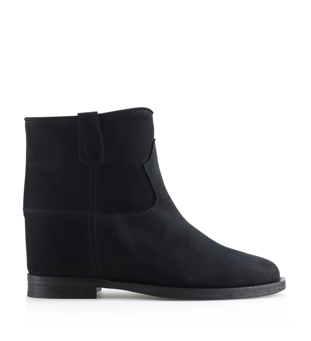 Isa boots, black nubuck