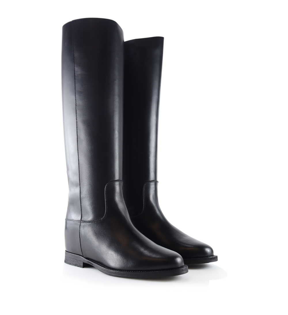 Isabella boots, black leather