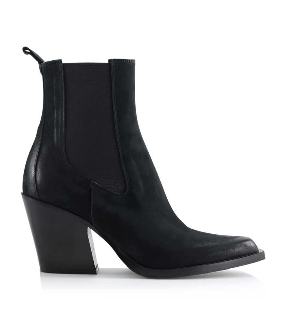 Lulu boots, black nubuck