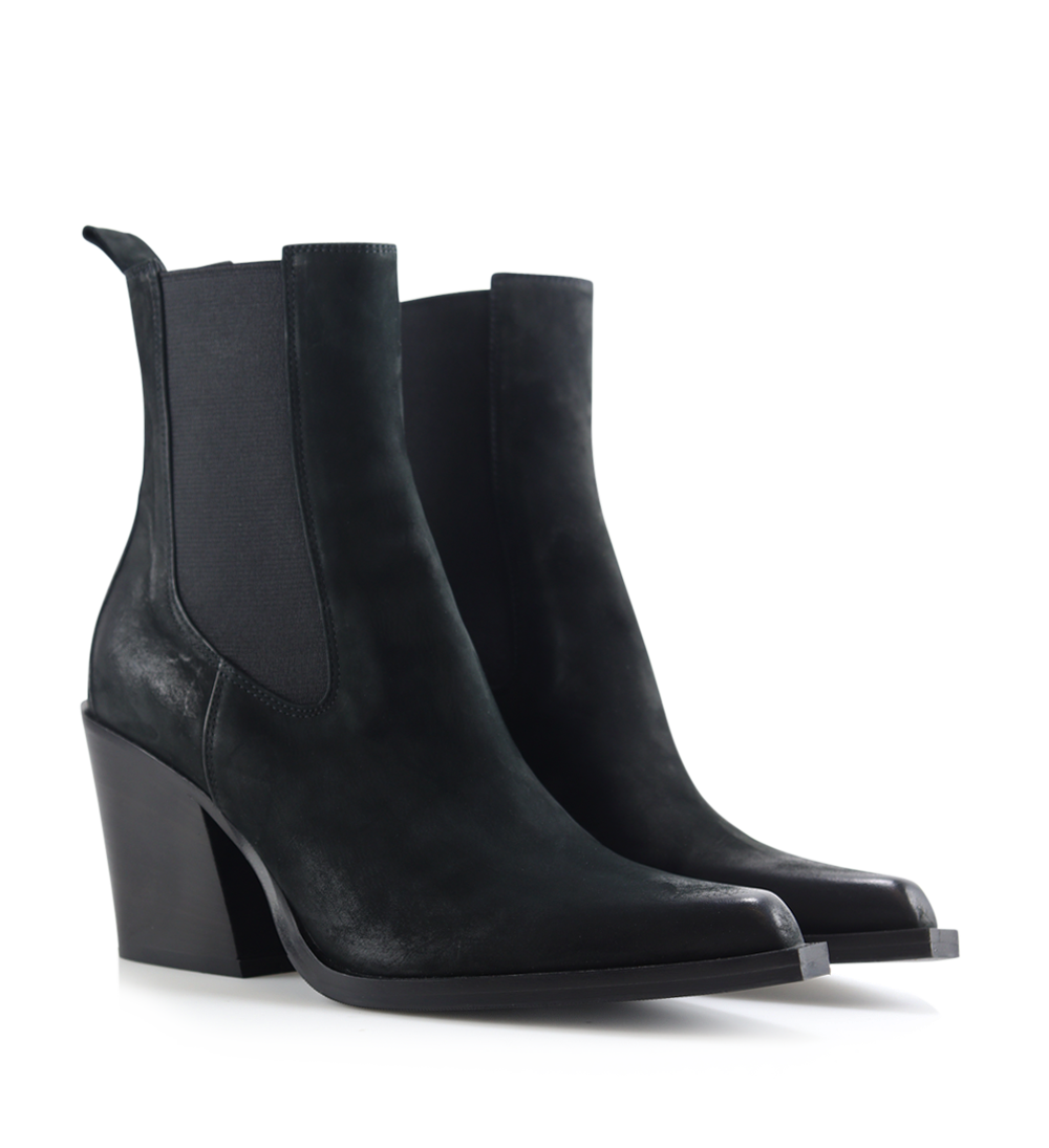 Lulu boots, black nubuck