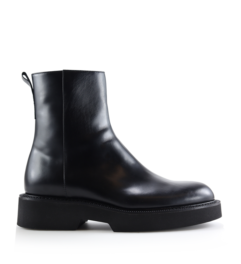 Arianna chunky boots, black patent leather