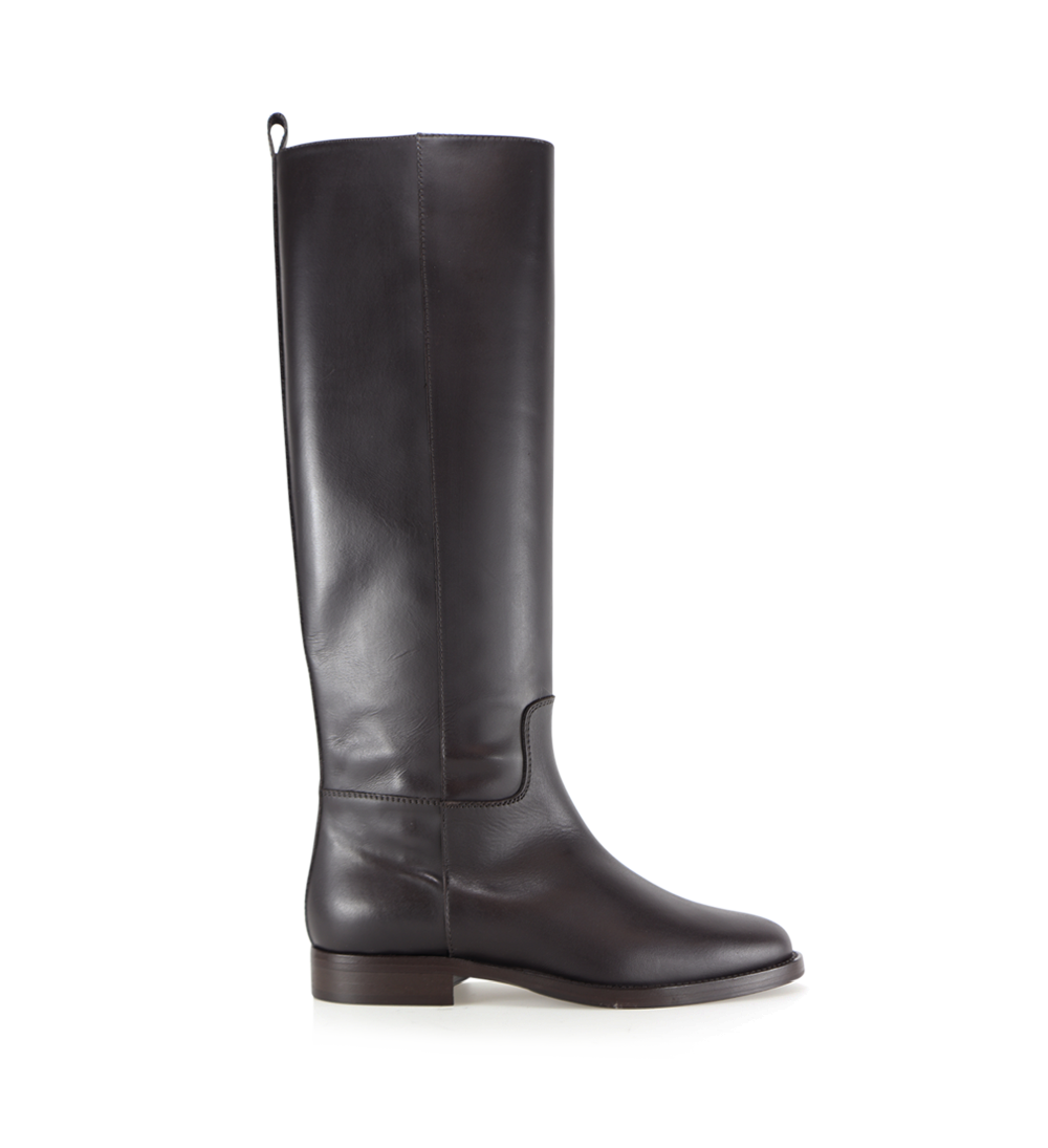 Izella boots, dark brown leather