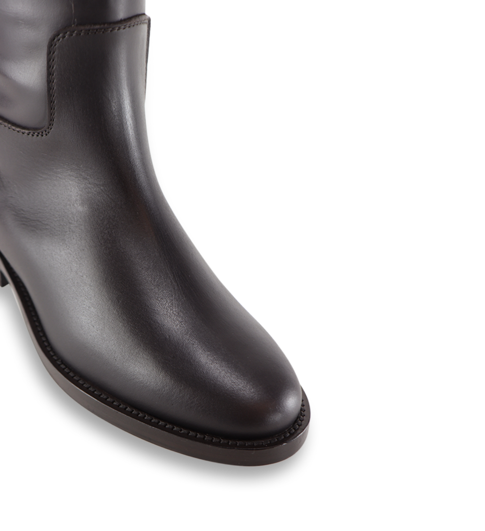 Izella boots, dark brown leather