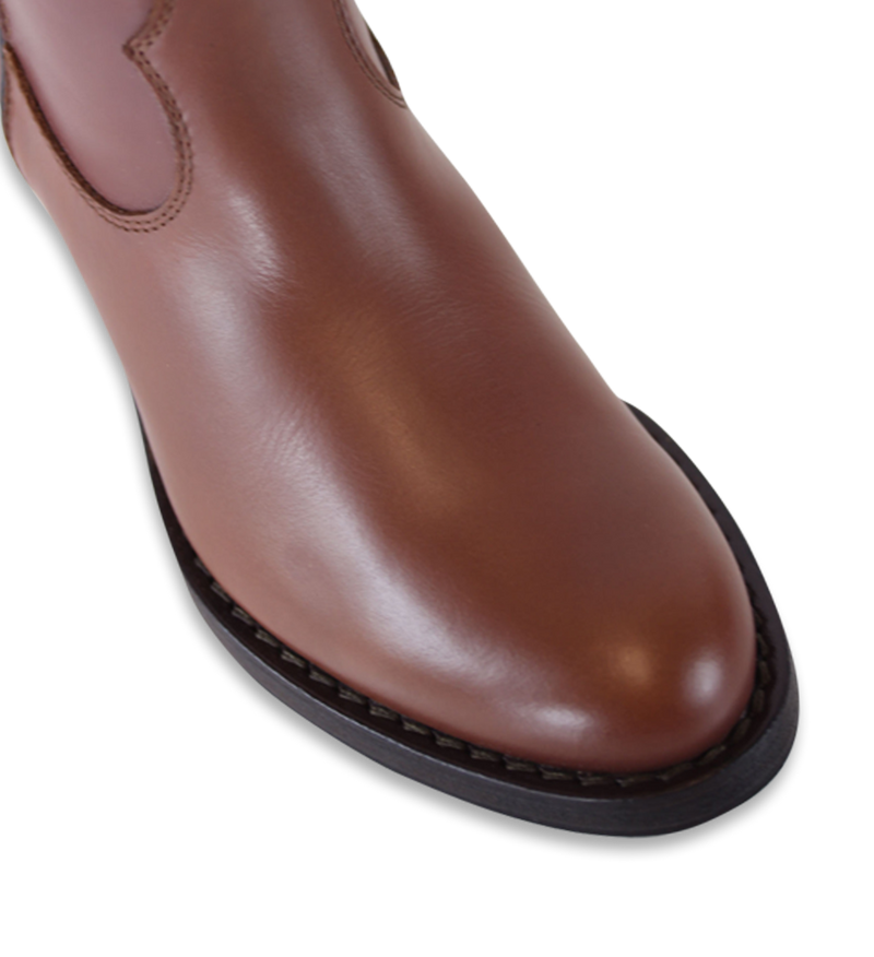 ANNA, Brown Leather