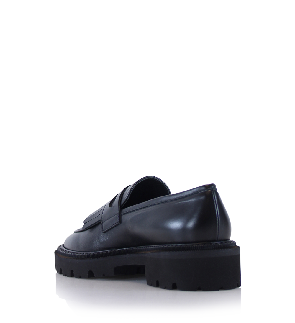 Tereza loafers, black leather