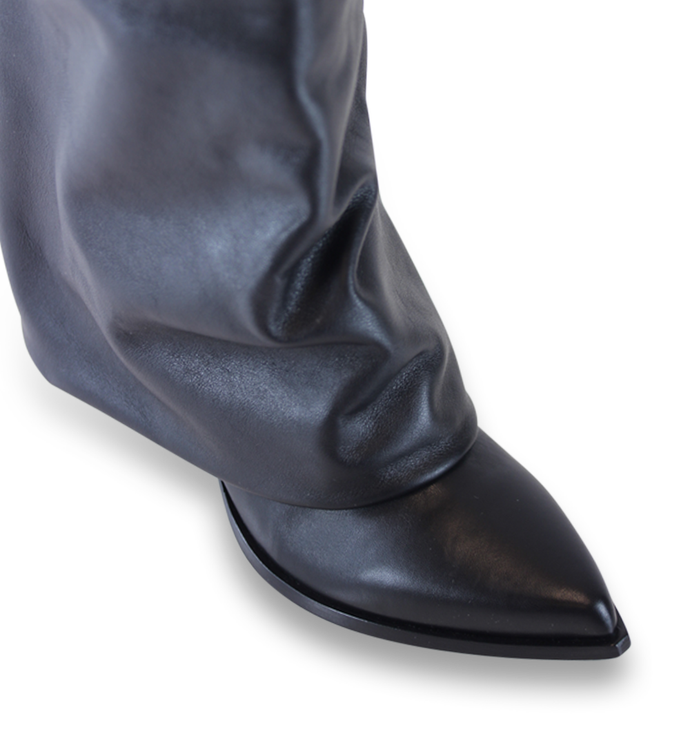 Zoé boots, black leather