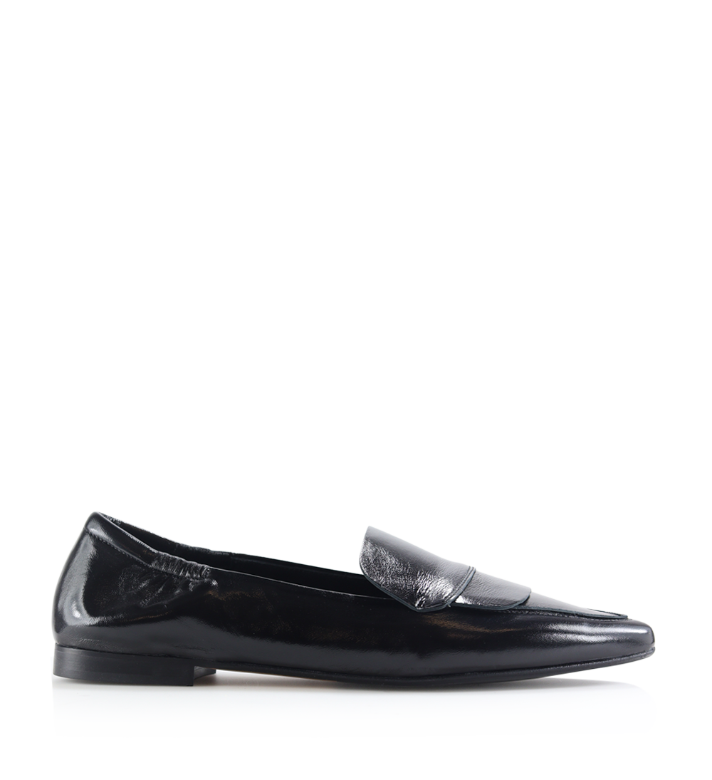 Romy II loafers, black patent