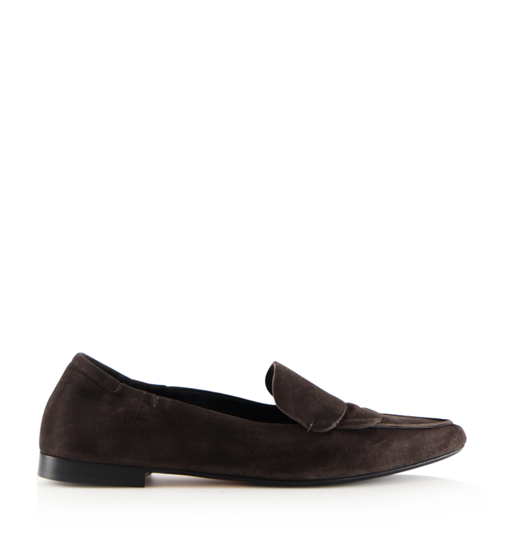 Romy II loafers, mørkebrun ruskind