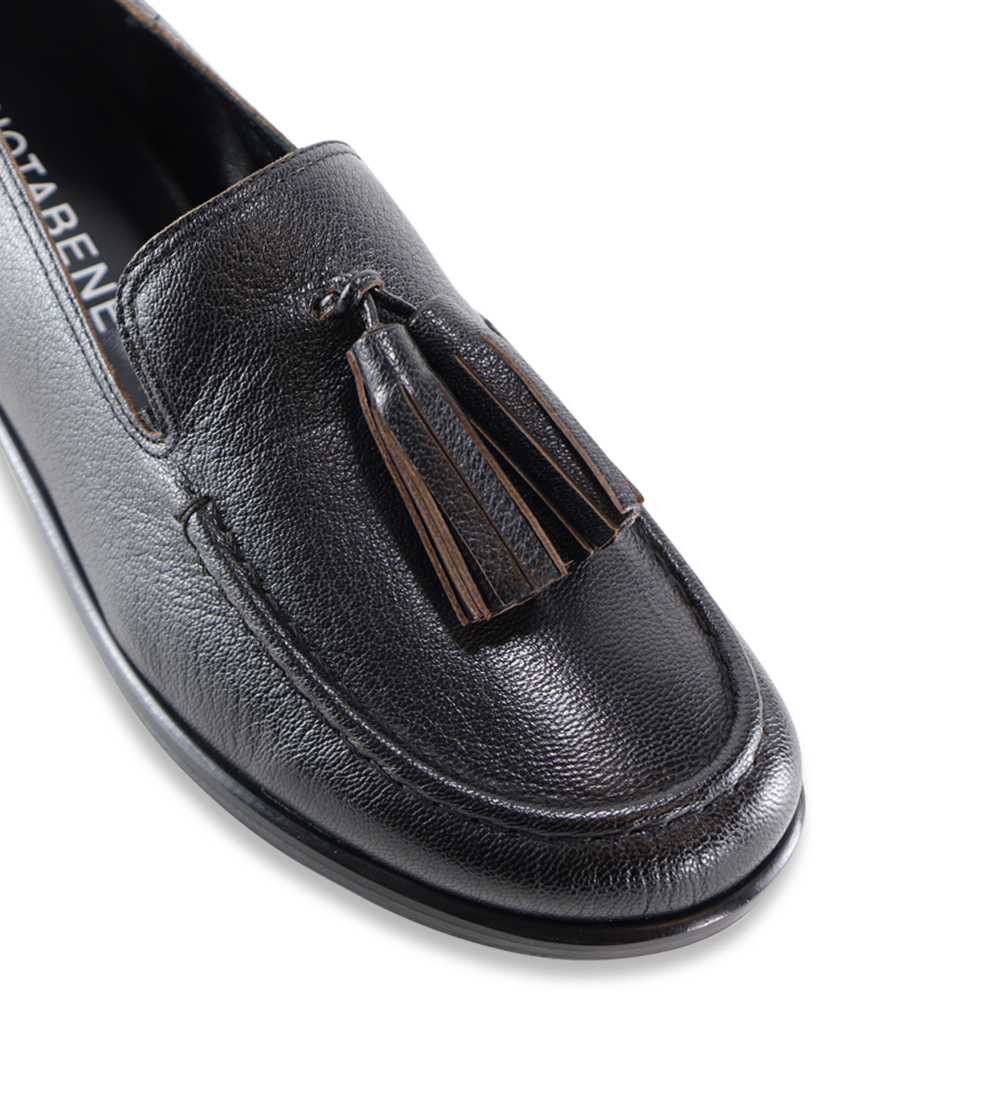 Selva loafers, dark brown leather