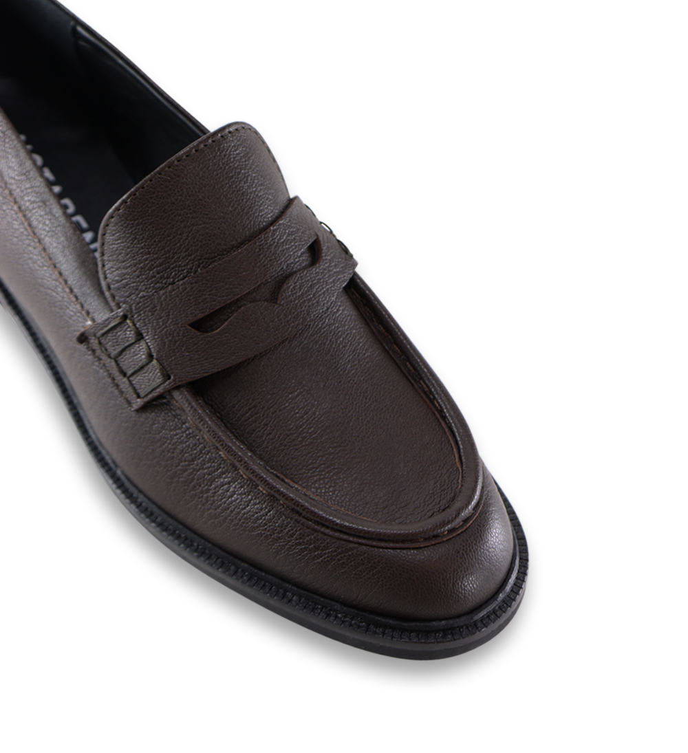 Siena loafers, espresso brun læder