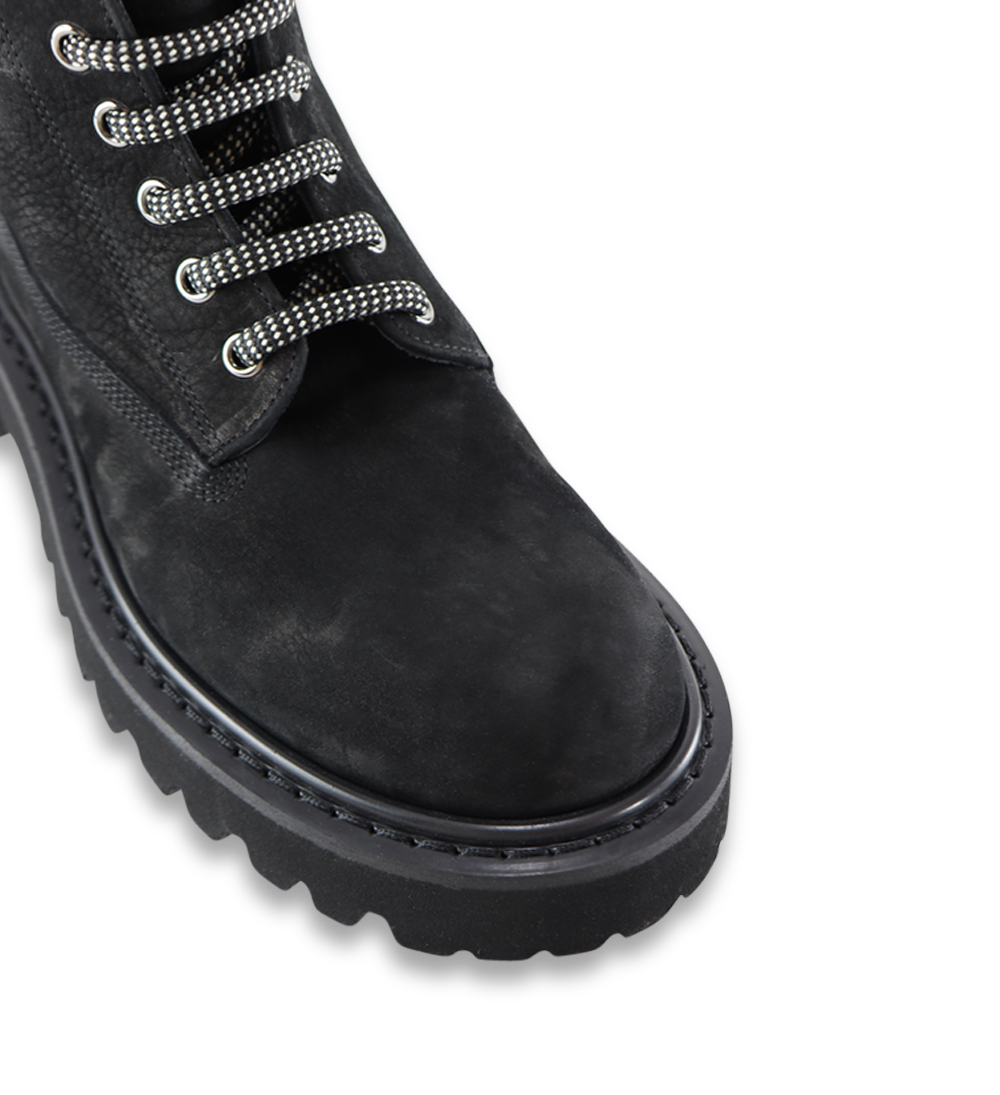 Nordhaven støvler, sort nubuck