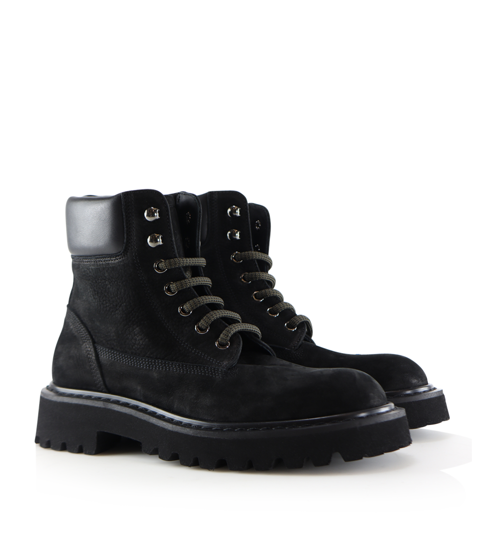 Nordhaven støvler, sort nubuck