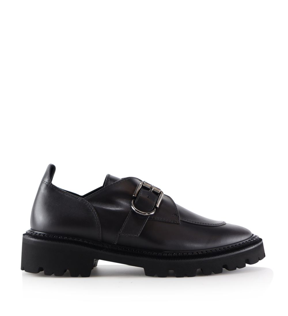 Tecla loafers, dark brown leather