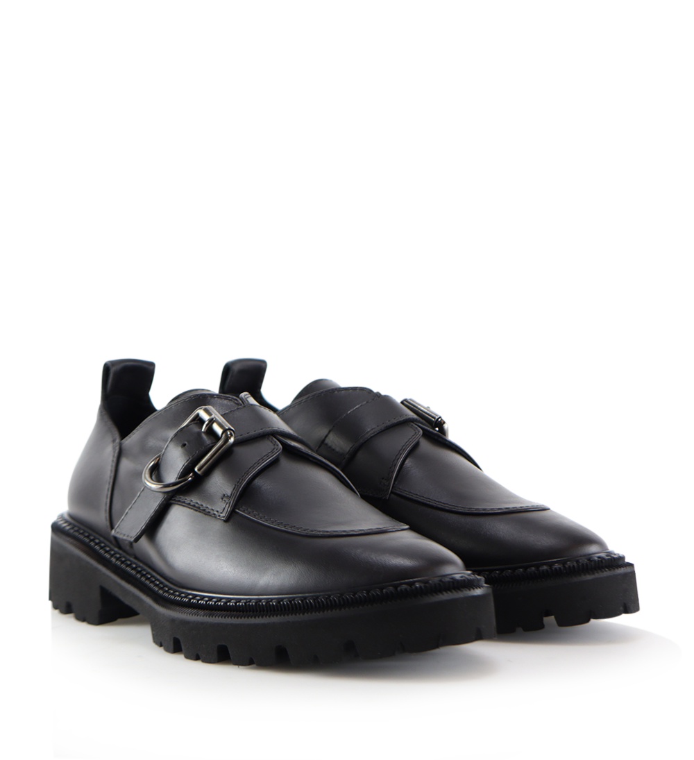 Tecla loafers, dark brown leather