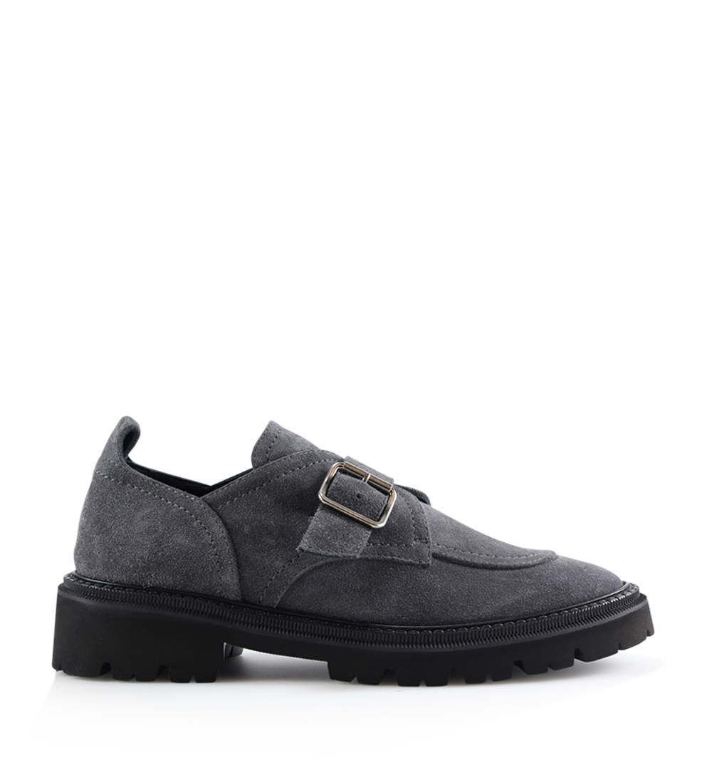 Tenora loafers, asfalt ruskind